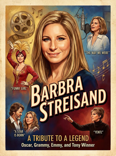 Barbra Streisand — Golden Era Tributes poster art